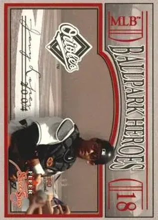 2004 Fleer Sweet Sigs - Ballpark Heroes #13BH - Javier Lopez - Baltimore Orioles