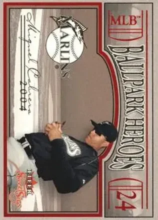 2004 Fleer Sweet Sigs - Ballpark Heroes #14BH - Miguel Cabrera - Florida Marlins