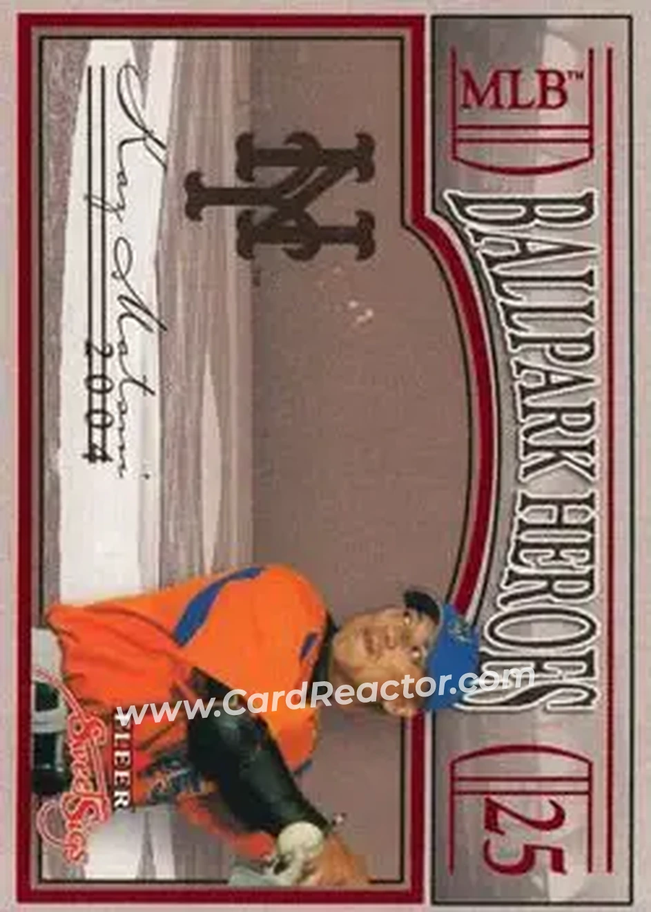 2004 Fleer Sweet Sigs - Ballpark Heroes #15BH - Kazuo Matsui - New York Mets - Front