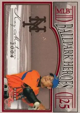 2004 Fleer Sweet Sigs - Ballpark Heroes #15BH - Kazuo Matsui - New York Mets