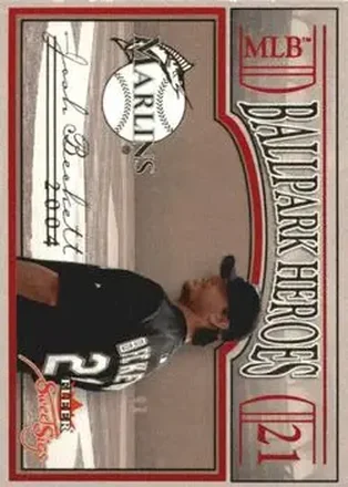 2004 Fleer Sweet Sigs - Ballpark Heroes #16BH - Josh Beckett - Florida Marlins