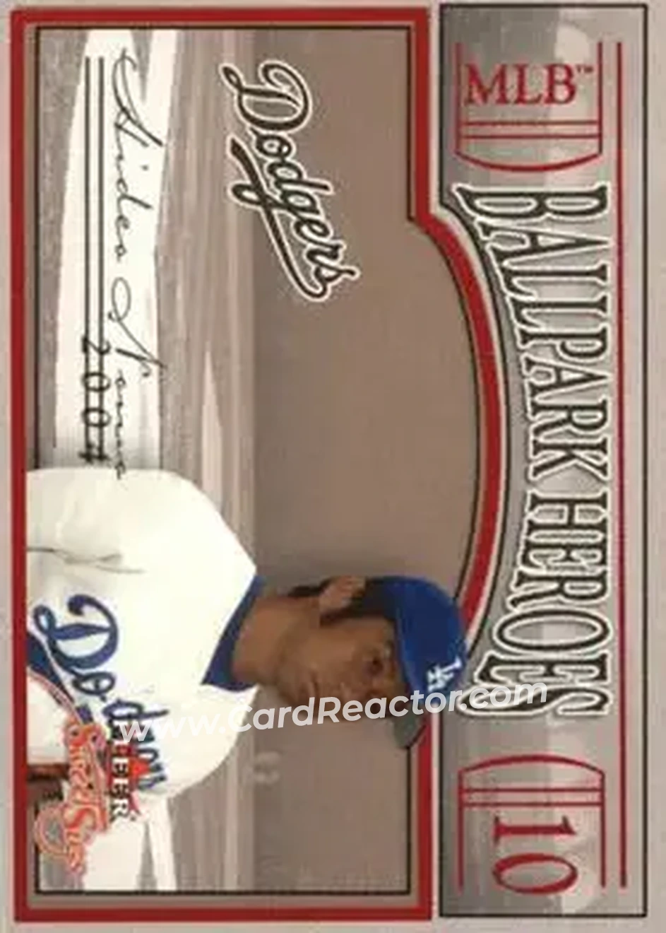 2004 Fleer Sweet Sigs - Ballpark Heroes #20BH - Hideo Nomo - Los Angeles Dodgers - Front
