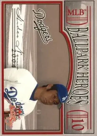 2004 Fleer Sweet Sigs - Ballpark Heroes #20BH - Hideo Nomo - Los Angeles Dodgers