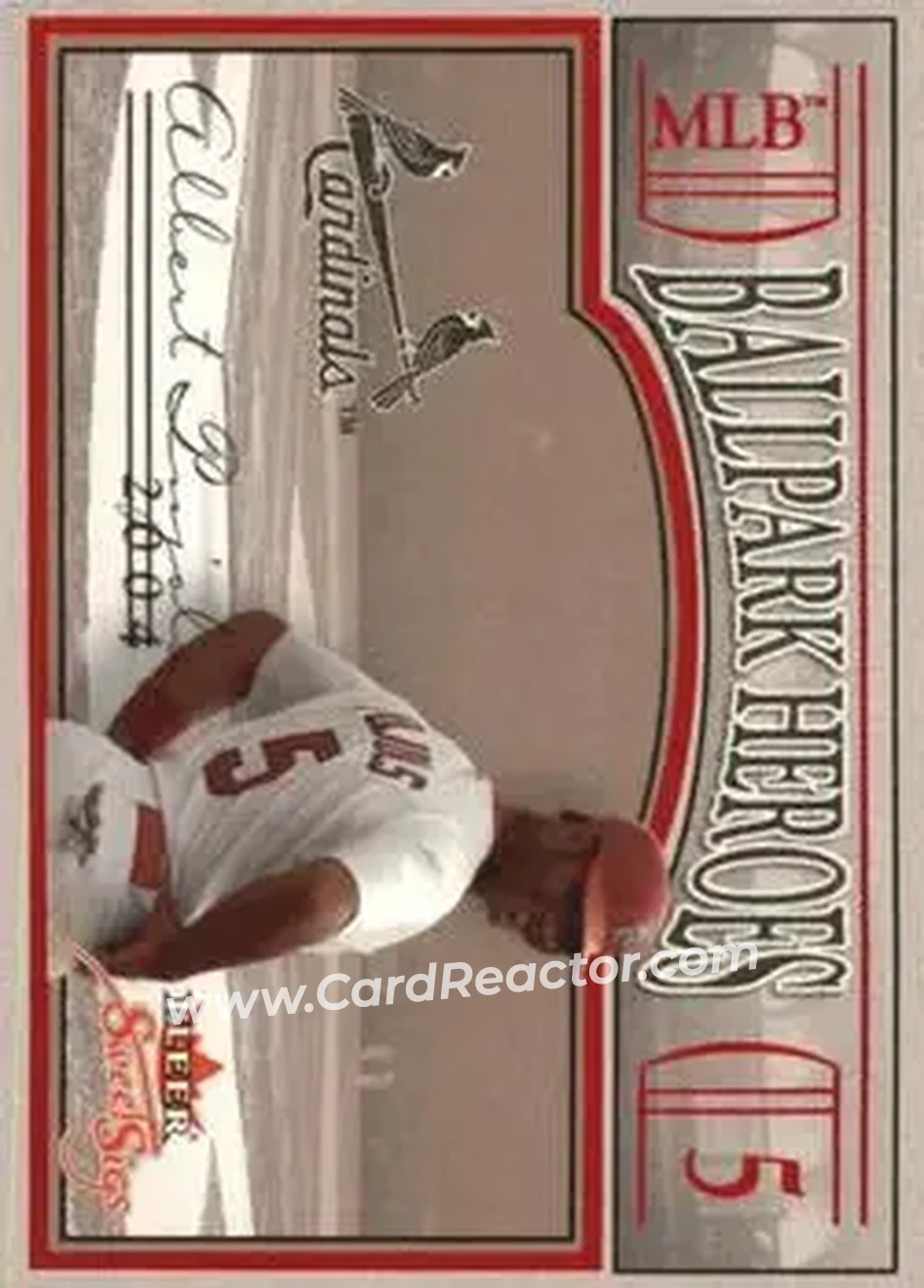 2004 Fleer Sweet Sigs - Ballpark Heroes #22BH - Albert Pujols - St. Louis Cardinals - Front