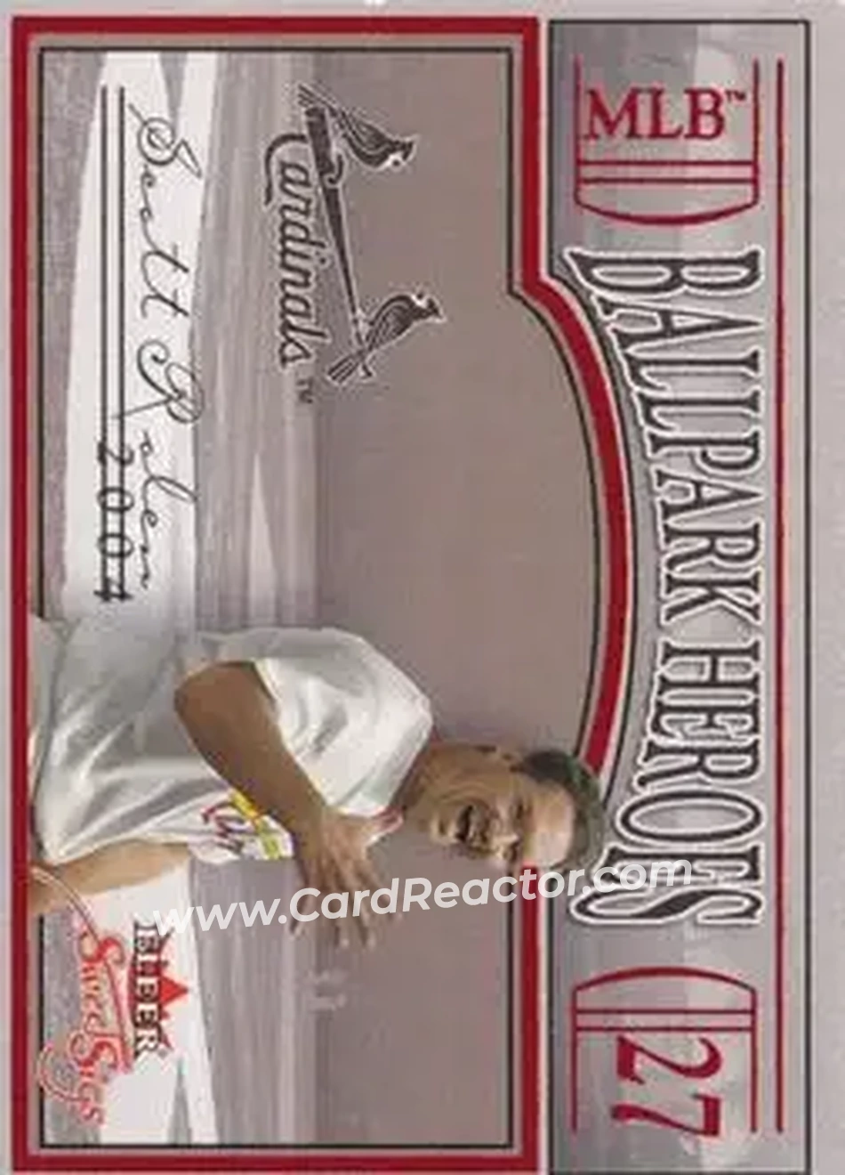 2004 Fleer Sweet Sigs - Ballpark Heroes #24BH - Scott Rolen - St. Louis Cardinals - Front