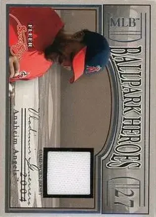 2004 Fleer Sweet Sigs - Ballpark Heroes Jersey Silver #BH-VG - Vladimir Guerrero - Anaheim Angels