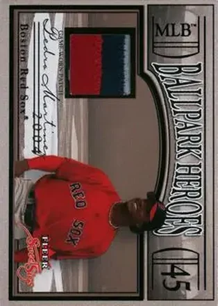2004 Fleer Sweet Sigs - Ballpark Heroes Patch Black #BH-PM - Pedro Martinez - Boston Red Sox