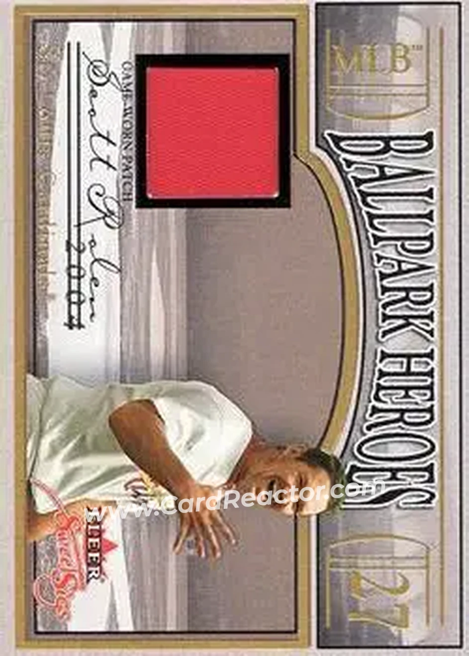 2004 Fleer Sweet Sigs - Ballpark Heroes Patch Gold #BH-SR - Scott Rolen - St. Louis Cardinals - Front 2004 Fleer Sweet Sigs - Ballpark Heroes Patch Gold #BH-SR - Scott Rolen - St. Louis Cardinals - Front