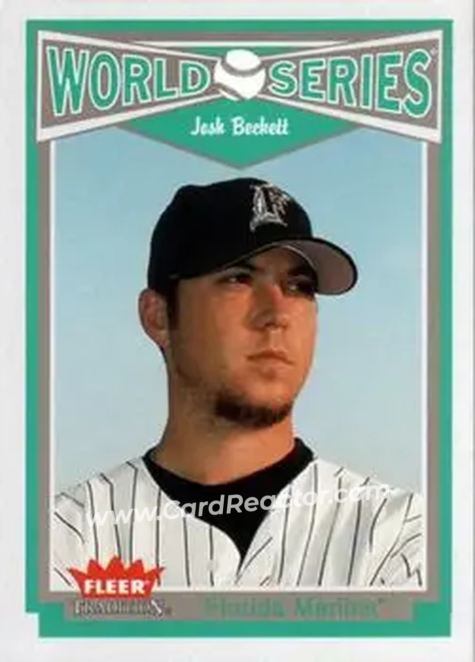 2004 Fleer Tradition #2 - Josh Beckett - Florida Marlins - Front 2004 Fleer Tradition #2 - Josh Beckett - Florida Marlins - Front