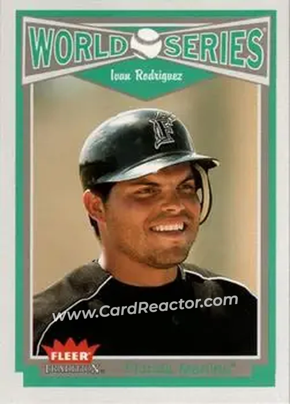 2004 Fleer Tradition #3 - Ivan Rodriguez - Florida Marlins - Front