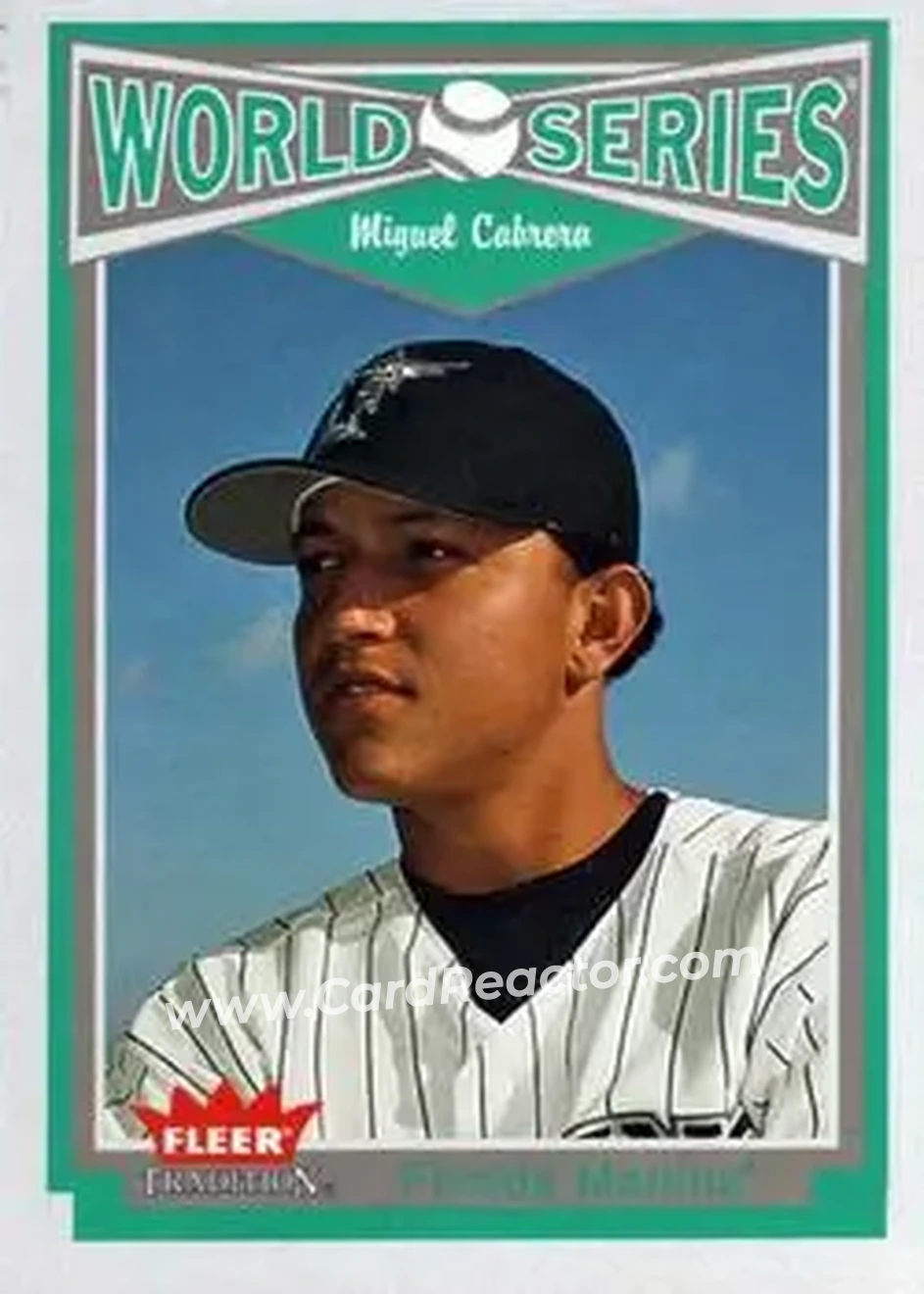 2004 Fleer Tradition #4 - Miguel Cabrera - Florida Marlins - Front