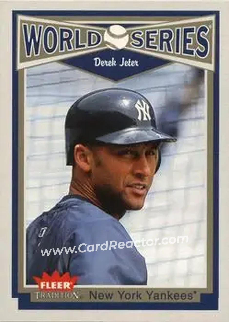 2004 Fleer Tradition #6 - Derek Jeter - New York Yankees - Front 2004 Fleer Tradition #6 - Derek Jeter - New York Yankees - Front