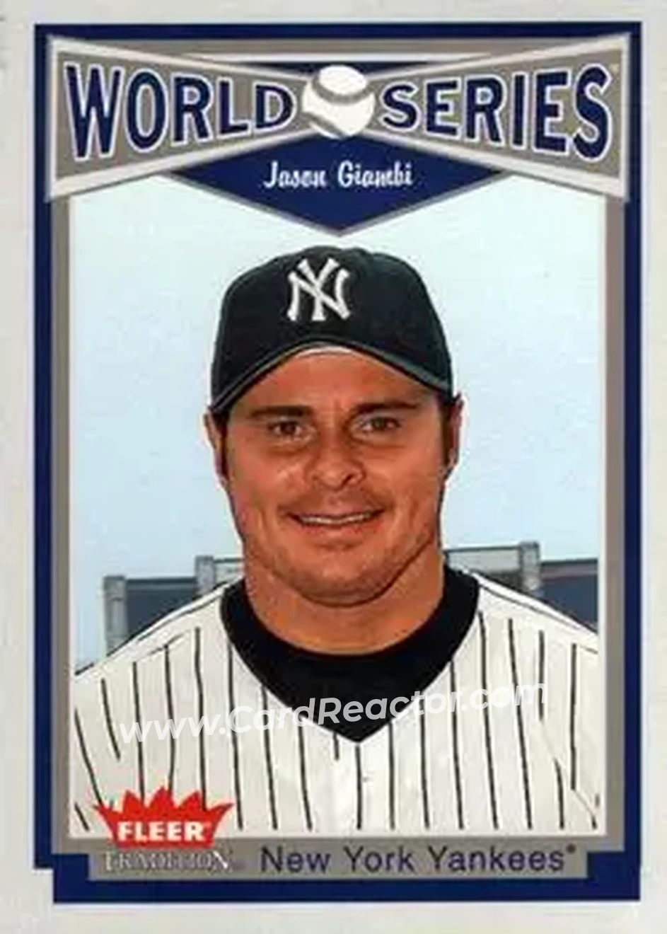 2004 Fleer Tradition #7 - Jason Giambi - New York Yankees - Front