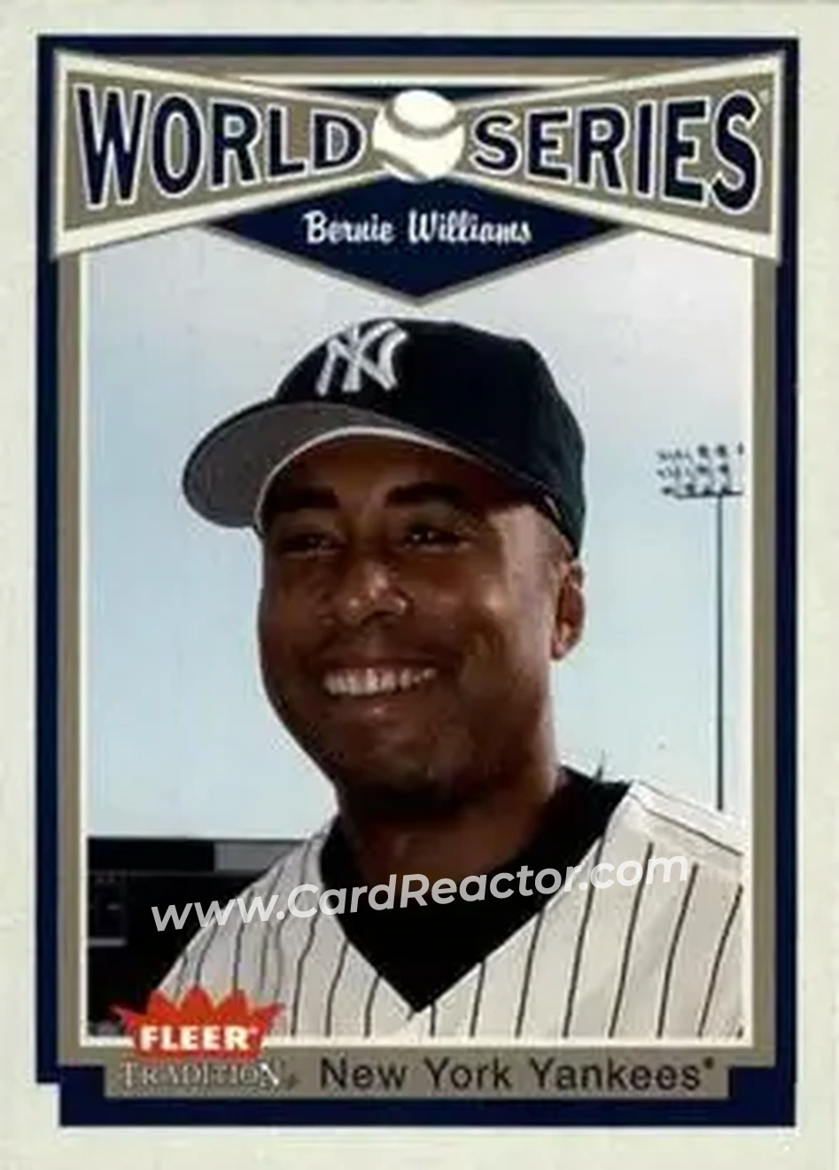 2004 Fleer Tradition #8 - Bernie Williams - New York Yankees - Front 2004 Fleer Tradition #8 - Bernie Williams - New York Yankees - Front