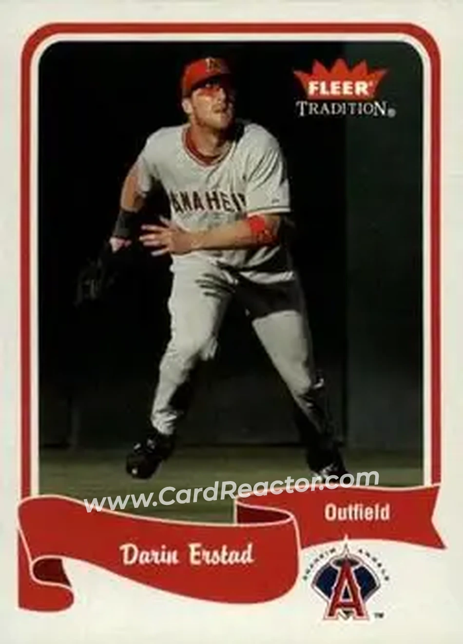 2004 Fleer Tradition #43 - Darin Erstad - Anaheim Angels - Front