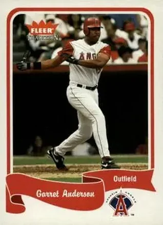 2004 Fleer Tradition #57 - Garret Anderson - Anaheim Angels