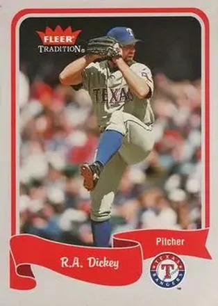 2004 Fleer Tradition #58 - R.A. Dickey - Texas Rangers