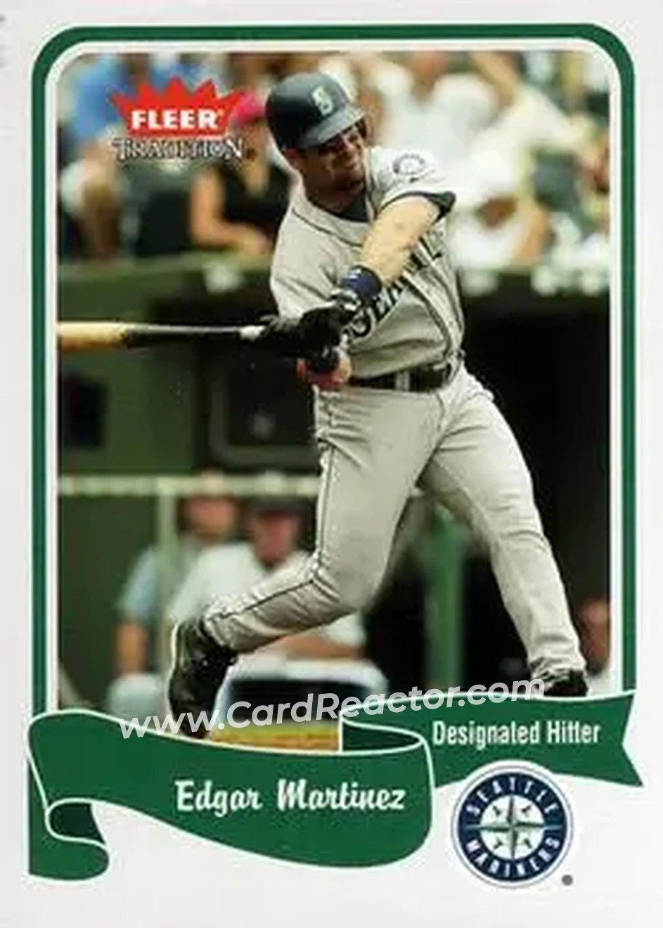 2004 Fleer Tradition #83 - Edgar Martinez - Seattle Mariners - Front 2004 Fleer Tradition #83 - Edgar Martinez - Seattle Mariners - Front