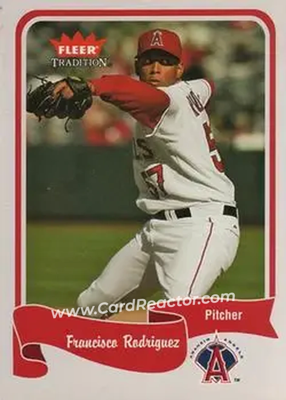 2004 Fleer Tradition #86 - Francisco Rodriguez - Anaheim Angels - Front