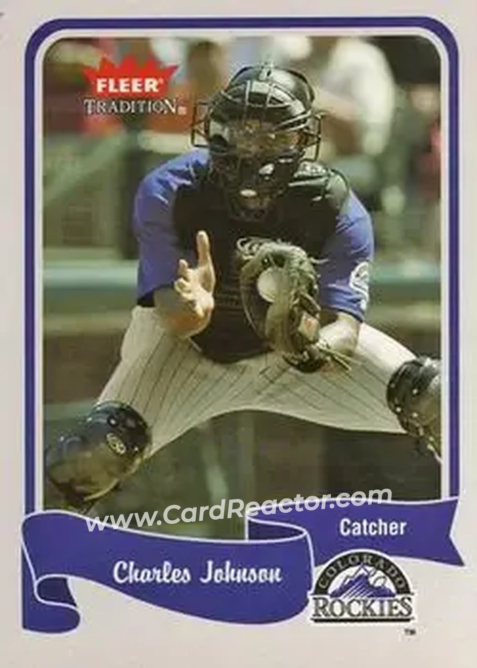 2004 Fleer Tradition #89 - Charles Johnson - Colorado Rockies - Front