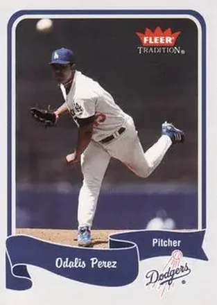 2004 Fleer Tradition #121 - Odalis Perez - Los Angeles Dodgers