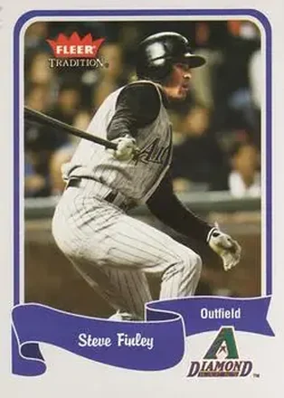 2004 Fleer Tradition #122 - Steve Finley - Arizona Diamondbacks