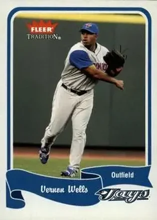 2004 Fleer Tradition #162 - Vernon Wells - Toronto Blue Jays