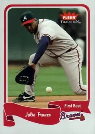 2004 Fleer Tradition #191 - Julio Franco - Atlanta Braves