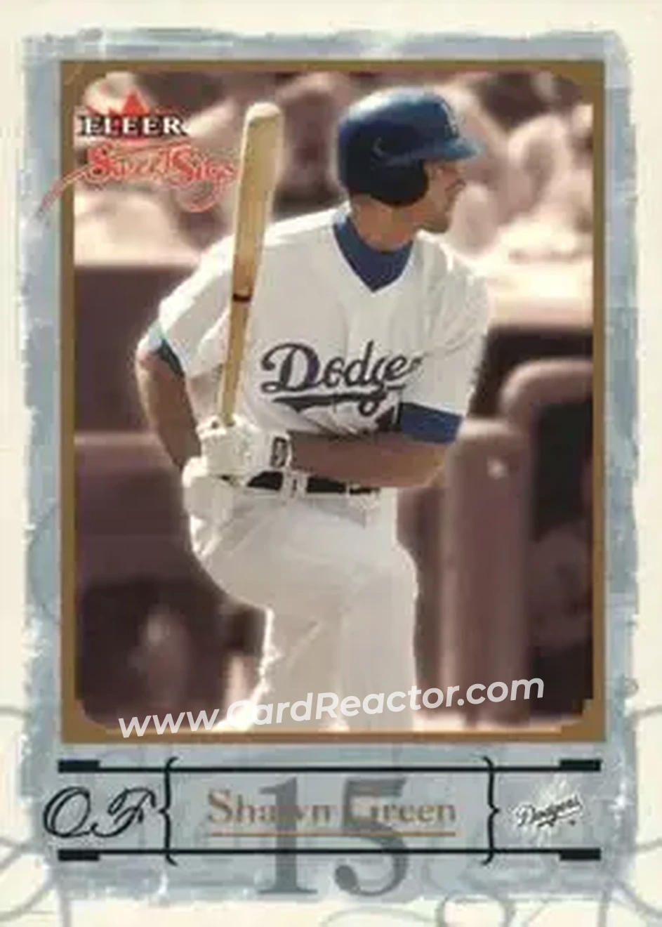 2004 Fleer Sweet Sigs - Gold #4 - Shawn Green - Los Angeles Dodgers - Front