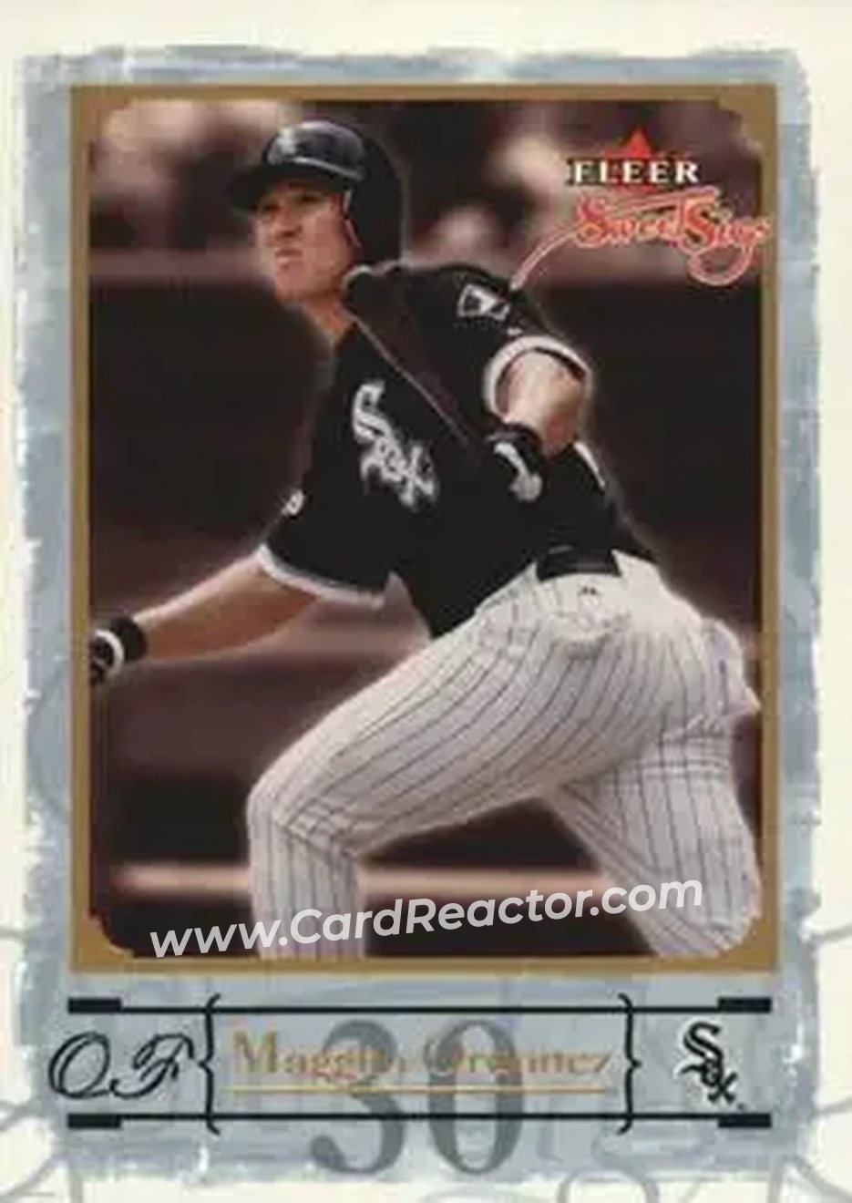 2004 Fleer Sweet Sigs - Gold #8 - Magglio Ordonez - Chicago White Sox - Front