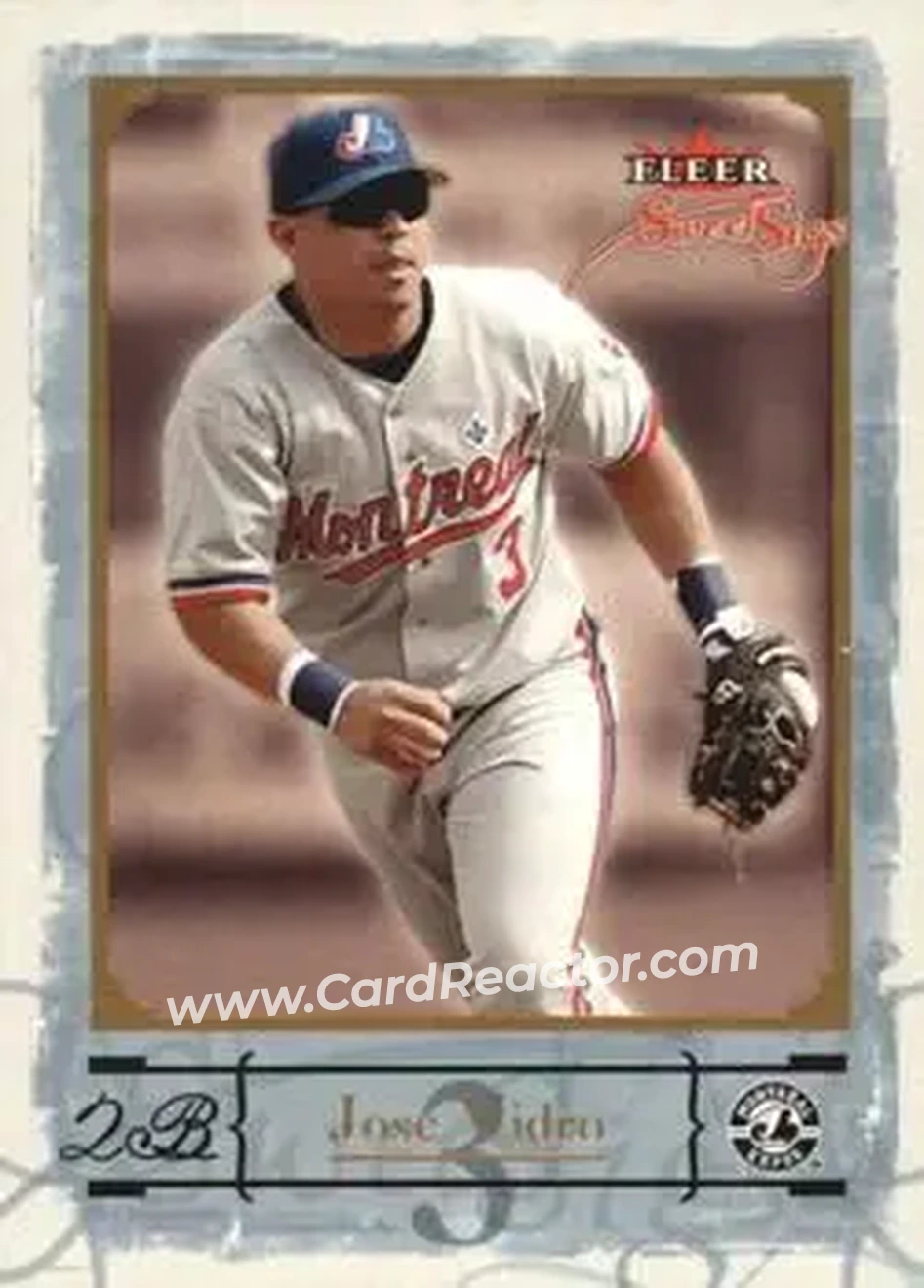 2004 Fleer Sweet Sigs - Gold #14 - Jose Vidro - Montreal Expos - Front