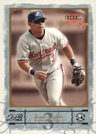2004 Fleer Sweet Sigs - Gold #14 - Jose Vidro - Montreal Expos