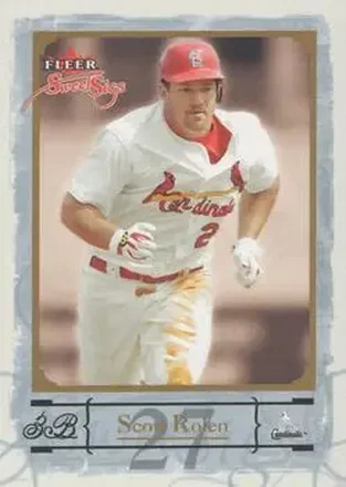 2004 Fleer Sweet Sigs - Gold #17 - Scott Rolen - St. Louis Cardinals