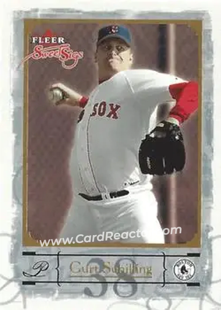 2004 Fleer Sweet Sigs - Gold #23 - Curt Schilling - Boston Red Sox - Front