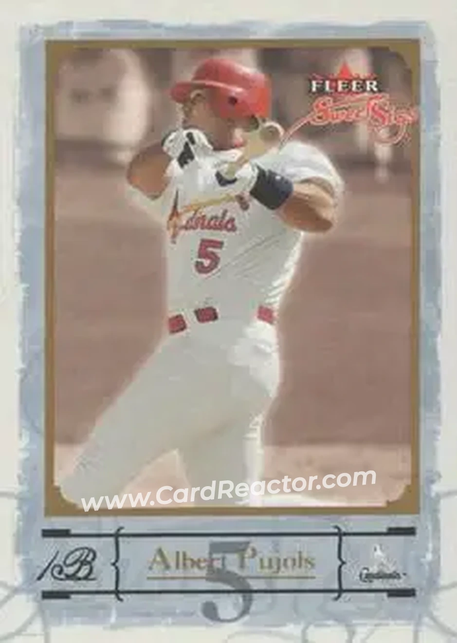 2004 Fleer Sweet Sigs - Gold #27 - Albert Pujols - St. Louis Cardinals - Front