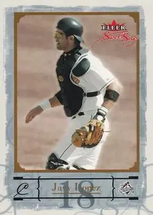 2004 Fleer Sweet Sigs - Gold #37 - Javier Lopez - Baltimore Orioles