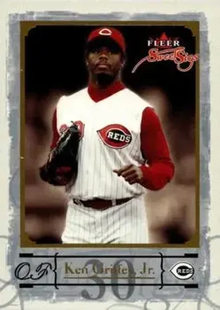 2004 Fleer Sweet Sigs - Gold #44 - Ken Griffey Jr. - Cincinnati Reds