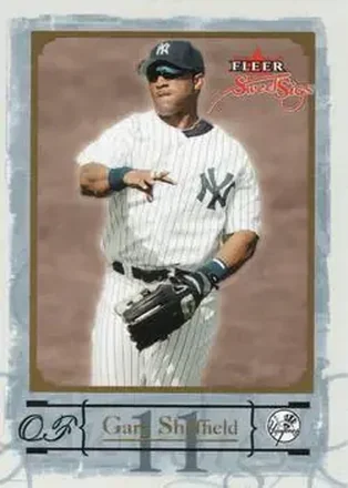 2004 Fleer Sweet Sigs - Gold #48 - Gary Sheffield - New York Yankees