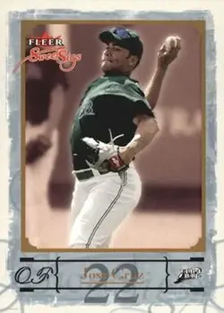 2004 Fleer Sweet Sigs - Gold #59 - Jose Cruz - Tampa Bay Devil Rays