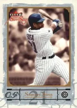 2004 Fleer Sweet Sigs - Gold #63 - Sammy Sosa - Chicago Cubs