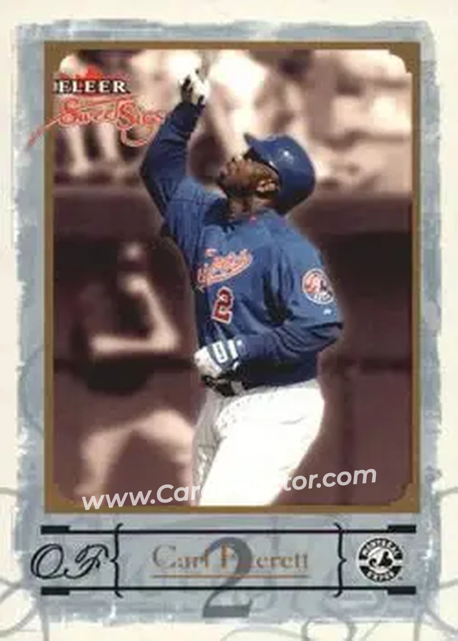 2004 Fleer Sweet Sigs - Gold #65 - Carl Everett - Montreal Expos - Front
