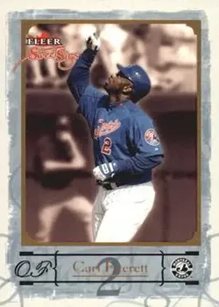 2004 Fleer Sweet Sigs - Gold #65 - Carl Everett - Montreal Expos