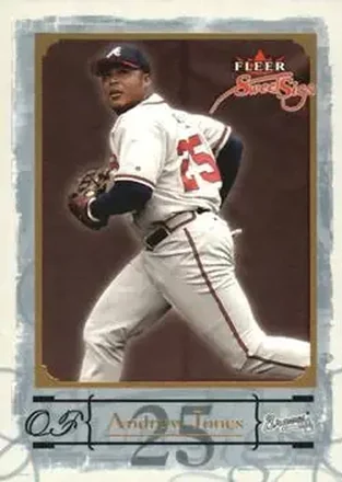 2004 Fleer Sweet Sigs - Gold #69 - Andruw Jones - Atlanta Braves