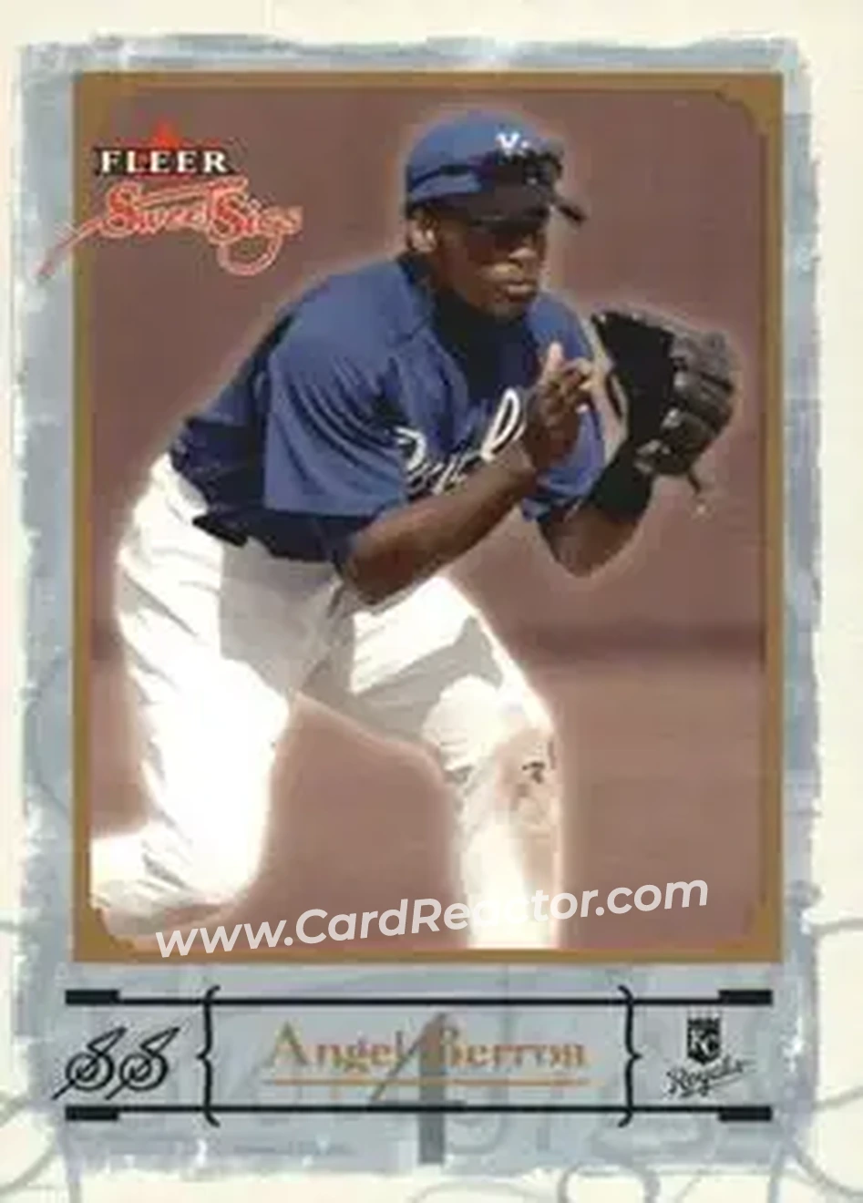 2004 Fleer Sweet Sigs - Gold #73 - Angel Berroa - Kansas City Royals - Front 2004 Fleer Sweet Sigs - Gold #73 - Angel Berroa - Kansas City Royals - Front