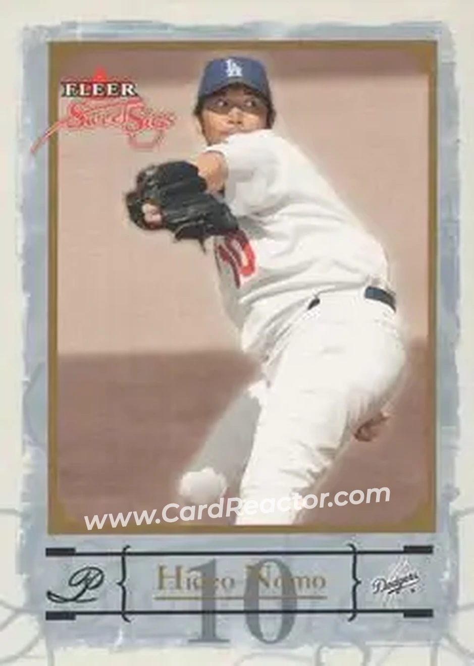 2004 Fleer Sweet Sigs - Gold #74 - Hideo Nomo - Los Angeles Dodgers - Front 2004 Fleer Sweet Sigs - Gold #74 - Hideo Nomo - Los Angeles Dodgers - Front