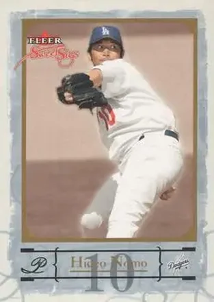 2004 Fleer Sweet Sigs - Gold #74 - Hideo Nomo - Los Angeles Dodgers