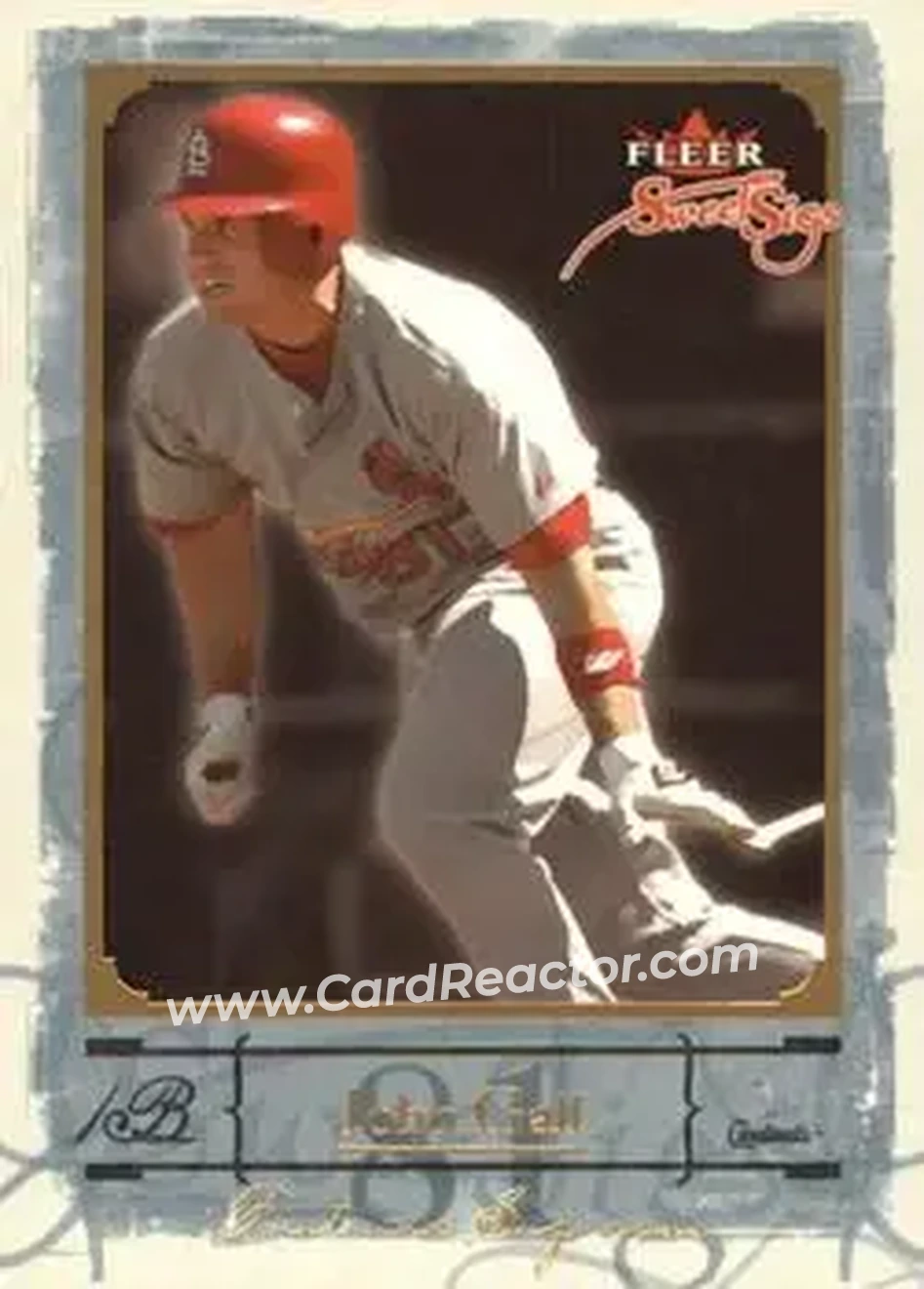 2004 Fleer Sweet Sigs - Gold #76 - John Gall - St. Louis Cardinals - Front