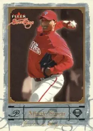 2004 Fleer Sweet Sigs - Gold #78 - Alfredo Simon - Philadelphia Phillies