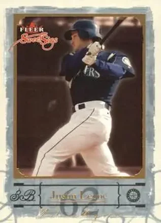 2004 Fleer Sweet Sigs - Gold #81 - Justin Leone - Seattle Mariners