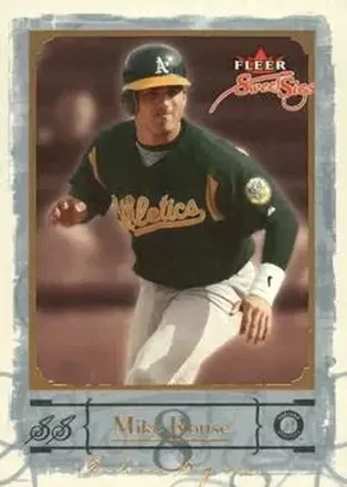 2004 Fleer Sweet Sigs - Gold #82 - Mike Rouse - Oakland Athletics